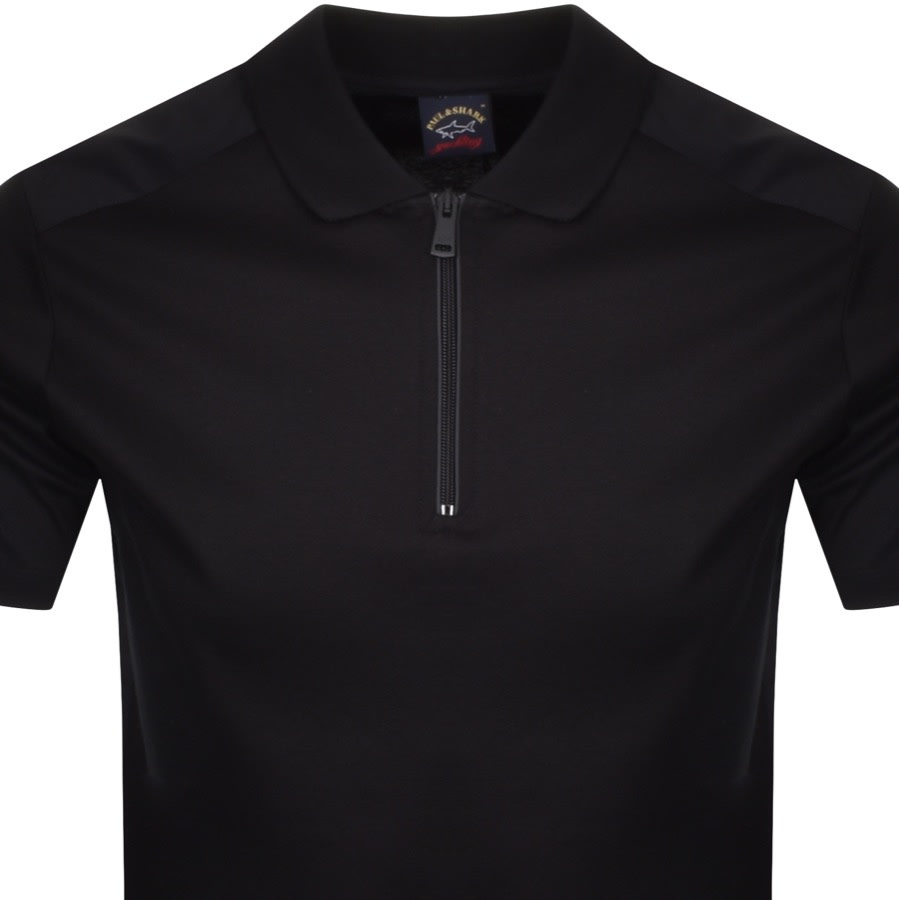 Alternative Image for ProductPaul And Shark Short Sleeve Polo T Shirt Black2